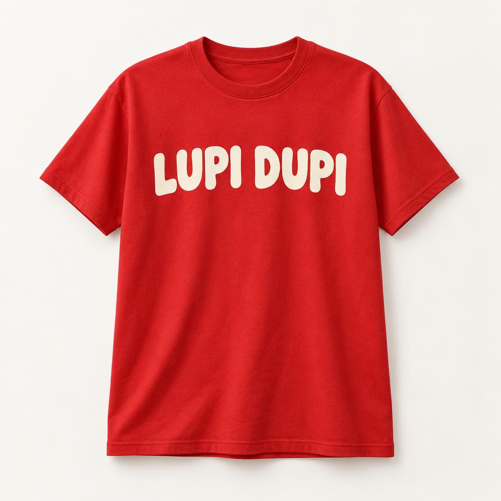 Red Lupi Dupi T-shirt
